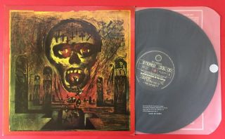 Slayer - Seasons In The Abyss 1991 Korea First Press Lp Sodom Metallica