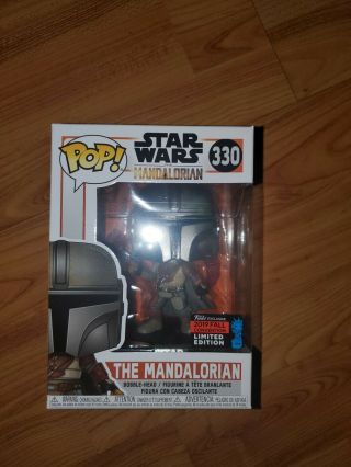 Funko Pop The Mandalorian Star Wars Nycc Shared Exclusive In Hand