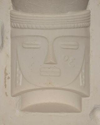Vintage 1967 Duncan Aztec Totem/Tiki Cups Ceramic Mold 207 - A 3