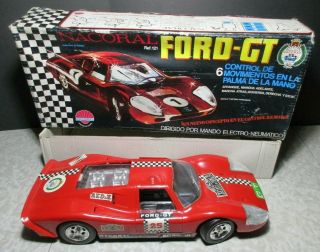 Vintage Ford Gt Model W Box Nacoral Toy Remote Control 1970 Circuito Monza Spain