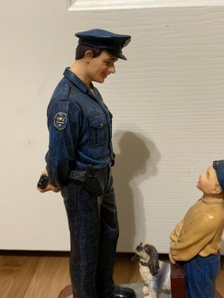 bluehats of bravery i want to be like you Police Officer Figurine 1/2103 2