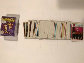 1976 Topps Star Trek Trading Cards - Full Set 1 - 88 Cards.