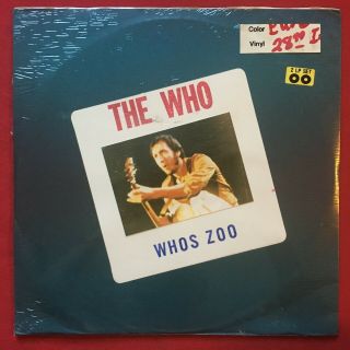 The Who Whos Zoo Rare 2 Lp Pink Colored Vinyl Tmoq Box Top
