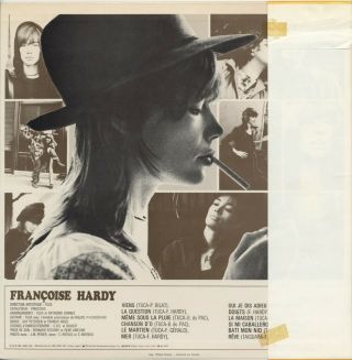 Francoise Hardy - La Question (Un Recueil De Mes Poesies) JAPAN LP w/OBI Poster 2