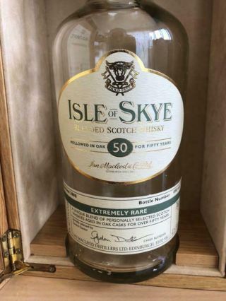 Isle Of Skye 50 Years Empty Bottle Limited 400 Scotch Whiskey