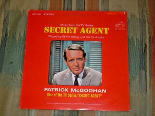Secret Agent: Music From The Tv Series Lp Us 1966 Ex Rca Victor Lsp - 3630