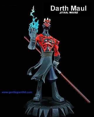 Darth Maul Gentle Giant Star Wars Animated Le Maquette