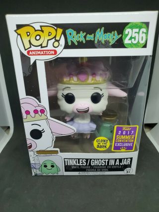 Tinkles Ghost In Jar Funko Pop 2017 Summer Convention Rick And Morty