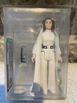 Vintage Kenner Star Wars Afa 80 Princess Leia Organa,  Black Hair And Belt