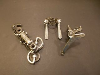 Vintage Campagnolo Gran Sport Derailleur Set And Shifters Early 60 