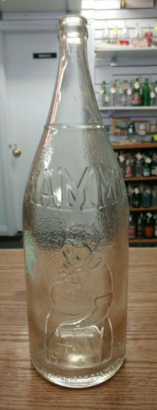 Vintage Mammy Beverages Co.  60 Oz Soda Bottle