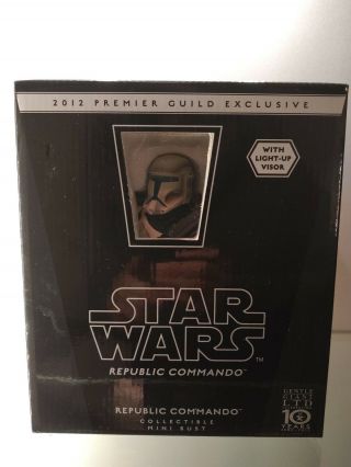 Gentle Giant Star Wars Republic Commando Mini Bust Pgm Exclusive 645/950