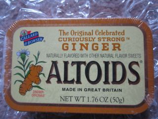 Altoids Ginger One Discontinued Flat Top Collectors Tin (very Rare)