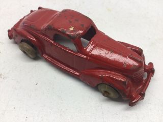 Vintage Hubley Cast Iron No.  2247 Coupe With Rubber Tires