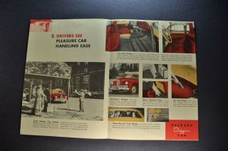 1946 - 1947 Packard Clipper Taxi Cab Sales Brochure Folder 2