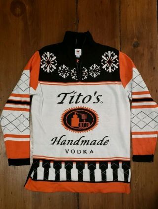 Tito‘s Handmade Vodka Ugly Christmas Sweater S