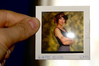 Kate Bush Two Vintage Emi Record Company Art Department Colour Transparencies