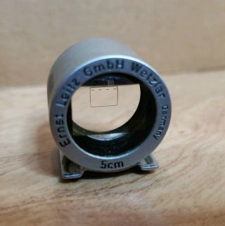 Vintage Leica Leitz Viewfinder 5cm / 50mm Brightline Finder