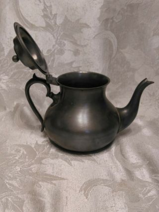 Vintage Pewter Tea Pot SEE THE PICTURES 2
