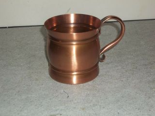 Vintage Solid Copper Gregorian Mug Cup Moscow Mule Made In Usa L@@k