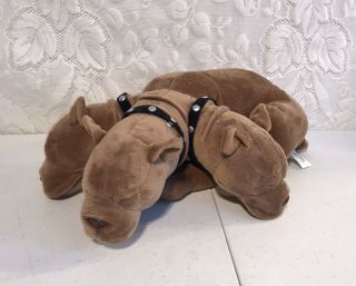 Harry Potter 3 Headed Dog Fluffy Stuffed Plush Snoring Universal Studio Cerberus
