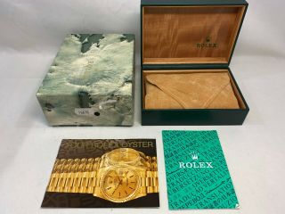 Vintage Rolex Submariner 16610 Watch Box Case 68.  00.  08 Booklet 1028023