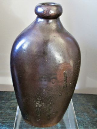 Stoneware Flask 19th C.  Americana