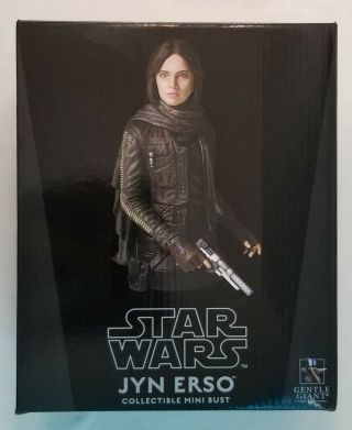 Star Wars Jyn Erso Collectible Mini Bust By Gentle Giant Ltd.  No.  1858 Of 3000