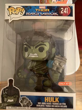 Funko Pop - Thor Ragnarok - Hulk 241 - Target Exclusive 10 Inch Marvel Bruce