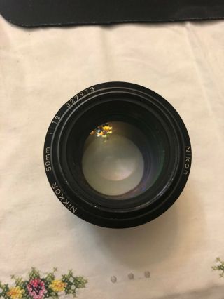 [great,  ] Nikon Ai Nikkor 50mm F/1.  2 Vintage Lens 327923 Fast Lens Portraits