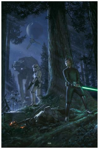 Star Wars Celebration 2019 " The Call Of Destiny " Print By Jerry Vanderstelt
