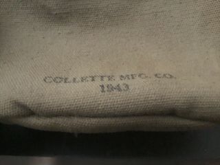 1943 Collette Mfg Co Canteen Cover,