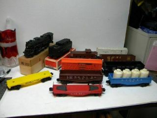 Vintage Lionel 027 Train Cars Engine 2037,  Tender W/whistle 6026w