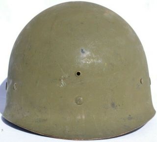 Us Wwii M - 1 Helmet Liner Seaman Paper Company 100 Factory Camo Paint Reworked