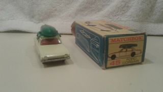 Matchbox Series A Lesney Product Made In England No.  45 Ford Corsair Boat