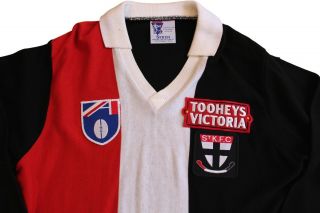 Vintage Retro 1998 St Kilda Saints Long Sleeve Football Jumper Guernsey Size XL 2