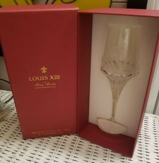 Rare Remy Martin Louis Xiii Christophe Pillet Crystal Glass Red Gift Box 6oz