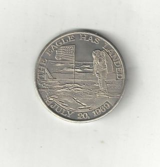 Apollo 11 Mfa Flown Metal Nasa Eagle Columbia Moon Landing Medallion Medal Coin