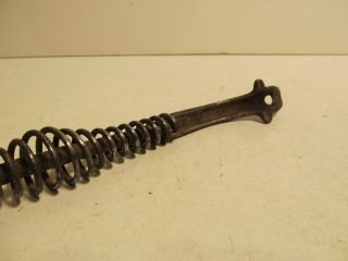Vintage Cast Iron Majestic Wood Cook Stove Coil Handle Lid Lifter 2