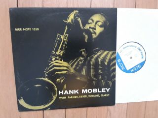 Hank Mobley Quintet Lp Japan Blue Note Blp 1550 Toshiba Nmint