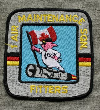 Caf Rcaf,  1 Air Maintenance Squadron Fitters Jacket Crest / Patch (19205)