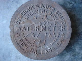 Orleans Water Meter Box Cover Cast Iron 12 " 10 Lb Nib
