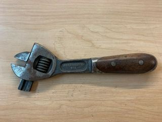 Vintage Collectible H.  D.  Smith & Co.  Perfect Handle 8 In Adjustable Wrench