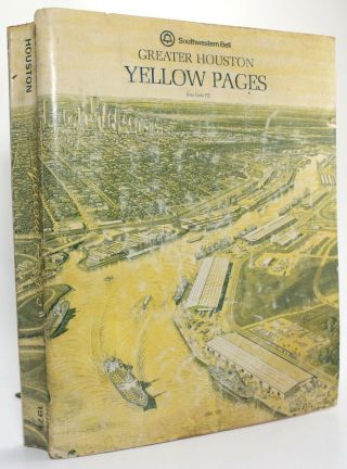 Greater Houston Yellow Pages 1971 Texas City Directory Bell Telephone Book Vtg