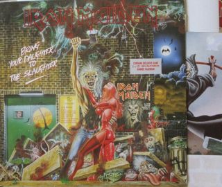 Iron Maiden - Bring Your Daughter To The Slaughter 12 " Single Ps,  Calendar