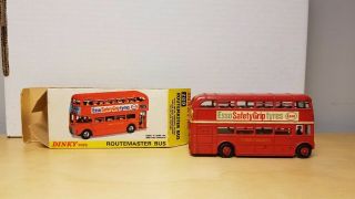 Old Store Stock Dinky Toys Routemaster Bus 289 & Box