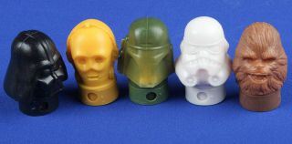 1980 Topps Star Wars Empire Strikes Back candy heads w/ display box Darth Vader 3