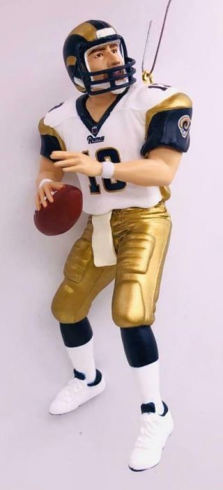 2002 Kurt Warner Hallmark Ornament Football Legends 8 St Louis Rams