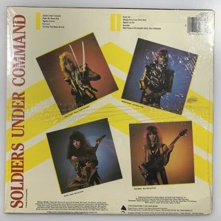 STRYPER: Soldiers Under Command WHITE VINYL LP 1985 ENIGMA M/M Ltd Ed NOS 2