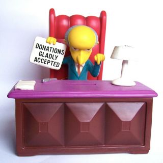 Simpsons Mr Burns Bank Figure Collectible Chalk - Ware